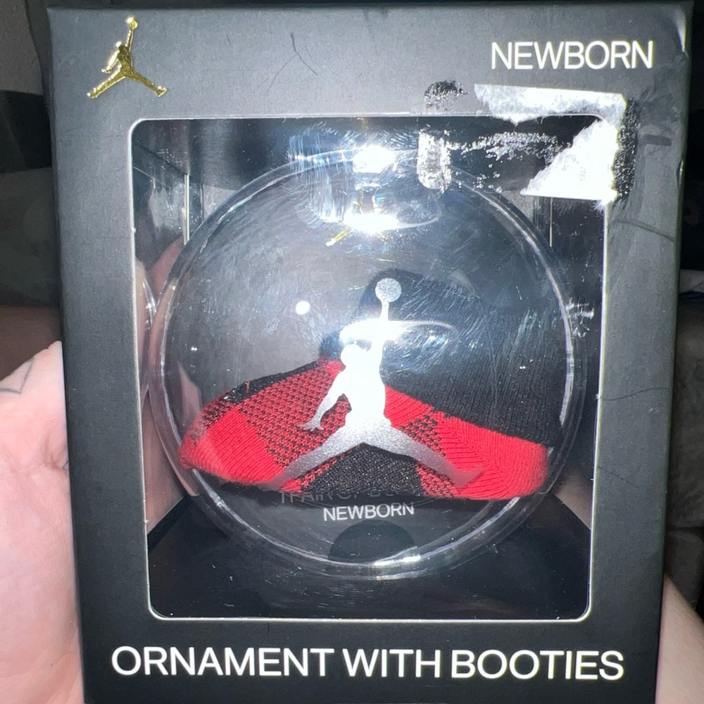 Jordan Baby Booties in Ornament